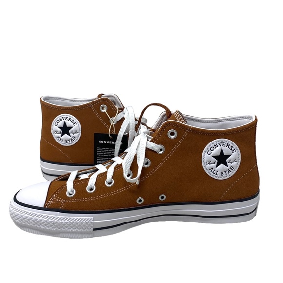 Converse CONS Chuck Taylor Pro Mid Sneakers Men's Shoes Suede Tawny Owl A04601C - Picture 6 of 10